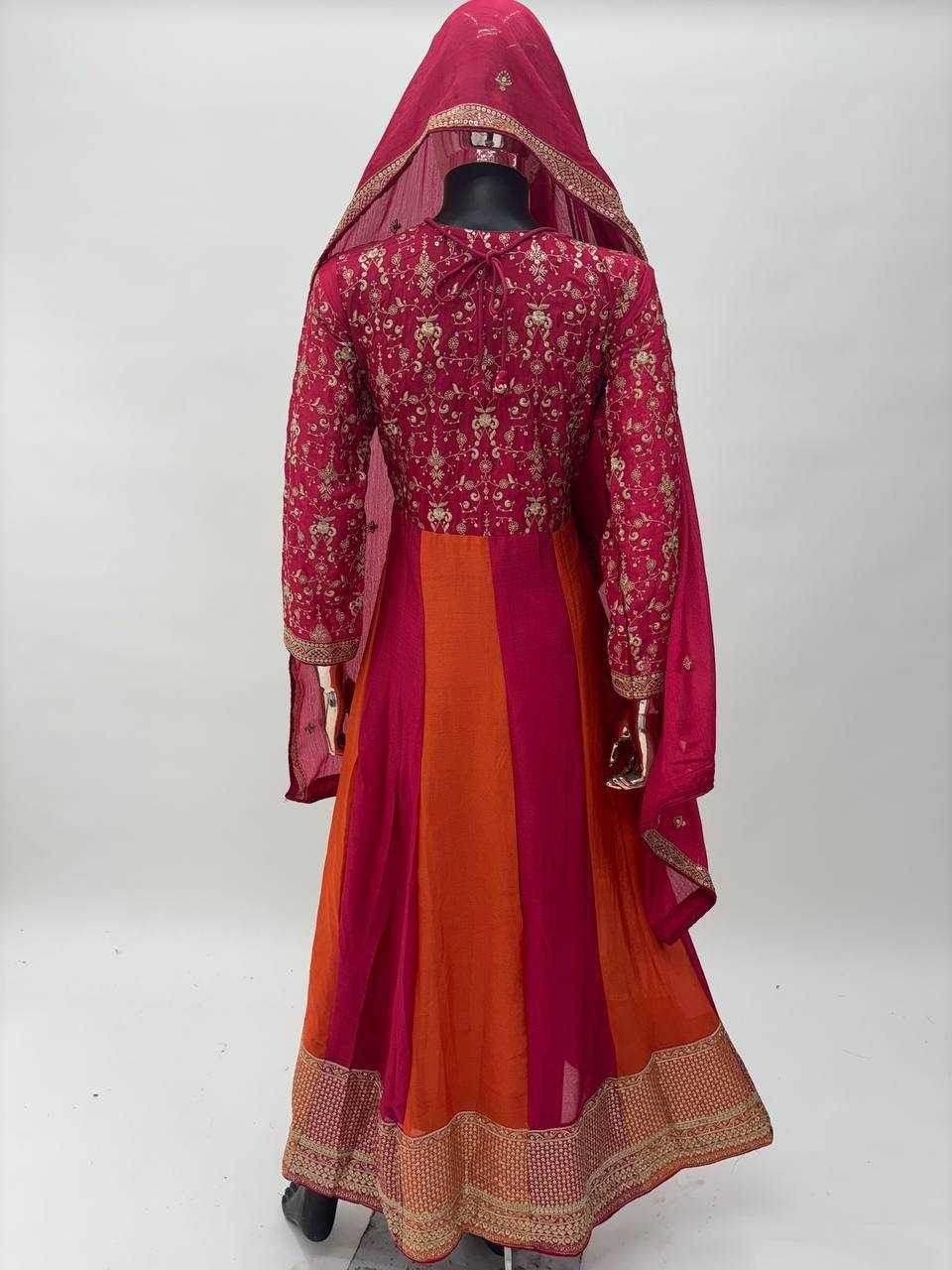 Chinon Embroidery Designer Gowns - MYLUXURY LANE ENTERPRISE