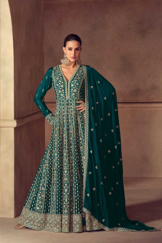 Chinon  Embroidery Gown