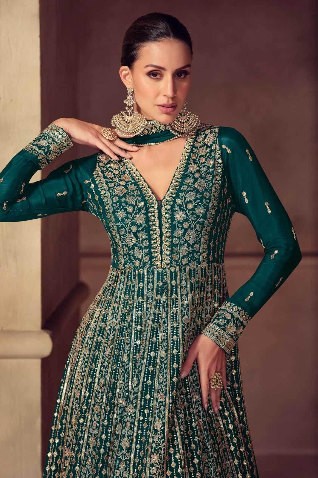 Chinon Embroidery Gown - MYLUXURY LANE ENTERPRISE