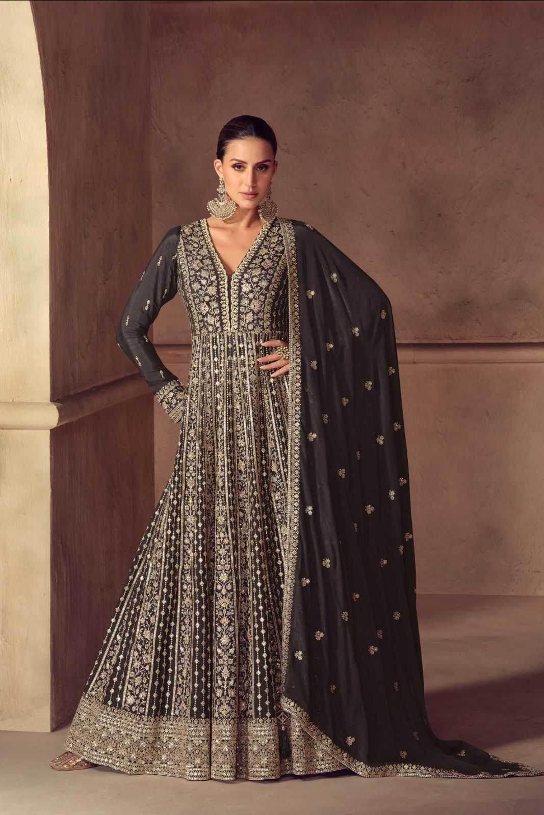 Chinon Embroidery Gown - MYLUXURY LANE ENTERPRISE