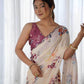 Chinon Cutwork Saree - MYLUXURY LANE ENTERPRISE