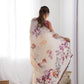 Chinon Cutwork Saree - MYLUXURY LANE ENTERPRISE