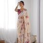 Chinon Cutwork Saree - MYLUXURY LANE ENTERPRISE