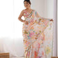 Chinon Cutwork Saree - MYLUXURY LANE ENTERPRISE