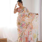 Chinon Cutwork Saree - MYLUXURY LANE ENTERPRISE