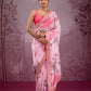 Chinon Silk Sequence Lace Border Saree - MYLUXURY LANE ENTERPRISE