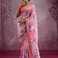 Chinon Silk Sequence Lace Border Saree - MYLUXURY LANE ENTERPRISE