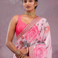 Chinon Silk Sequence Lace Border Saree - MYLUXURY LANE ENTERPRISE