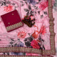Chinon Silk Sequence Lace Border Saree - MYLUXURY LANE ENTERPRISE