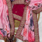 Chinon Silk Sequence Lace Border Saree - MYLUXURY LANE ENTERPRISE