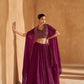 Chinon Silk Designer Silk Dresses Handwork Suit - MYLUXURY LANE ENTERPRISE