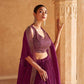 Chinon Silk Designer Silk Dresses Handwork Suit - MYLUXURY LANE ENTERPRISE