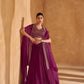 Chinon Silk Designer Silk Dresses Handwork Suit - MYLUXURY LANE ENTERPRISE