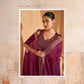 Chinon Silk Designer Silk Dresses Handwork Suit - MYLUXURY LANE ENTERPRISE