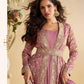 Chinon Silk Western Wears Embroidered Suits Gown Dresses - MYLUXURY LANE ENTERPRISE