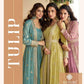 Chinon Silk Western Wears Embroidered Suits Gown Dresses - MYLUXURY LANE ENTERPRISE