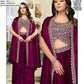 Chinon Silk Embroidery Suit - MYLUXURY LANE ENTERPRISE