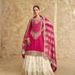 Chinon Silk Ladies Sharara Salwar Suit - MYLUXURY LANE ENTERPRISE