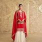 Chinon Silk Ladies Sharara Salwar Suit - MYLUXURY LANE ENTERPRISE