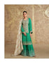 Chinon Silk Ladies Sharara Salwar Suit - MYLUXURY LANE ENTERPRISE