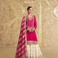 Chinon Silk Ladies Sharara Salwar Suit - MYLUXURY LANE ENTERPRISE