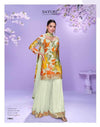 Chinon Silk Embroidery Palazzo Suit - MYLUXURY LANE ENTERPRISE