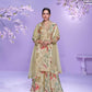 Chinon Silk Embroidery Palazzo Suit - MYLUXURY LANE ENTERPRISE