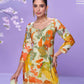 Chinon Silk Embroidery Palazzo Suit - MYLUXURY LANE ENTERPRISE
