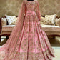 Chinon Silk Embroidery Designer Gown - MYLUXURY LANE ENTERPRISE