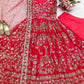 Chinon Silk Embroidery Designer Gown - MYLUXURY LANE ENTERPRISE