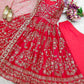 Chinon Silk Embroidery Designer Gown - MYLUXURY LANE ENTERPRISE
