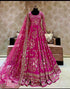 Chinon Silk Embroidery Designer Gown - MYLUXURY LANE ENTERPRISE