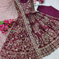 Chinon Silk Embroidery Designer Gown - MYLUXURY LANE ENTERPRISE