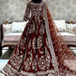 Chinon Silk Embroidery Designer Gown - MYLUXURY LANE ENTERPRISE