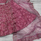 Chinon Silk Embroidered Zari Work Sequins Lehenga - MYLUXURY LANE ENTERPRISE