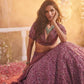 Chinon Silk Embroidered Zari Work Sequins Lehenga - MYLUXURY LANE ENTERPRISE