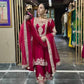 Chinon Silk Ladies Embroidery Designer Suit - MYLUXURY LANE ENTERPRISE