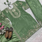 Chinon Silk Ladies Embroidery Designer Suit - MYLUXURY LANE ENTERPRISE