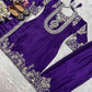 Chinon Silk Ladies Embroidery Designer Suit - MYLUXURY LANE ENTERPRISE