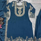 Chinon Silk Ladies Embroidery Designer Suit - MYLUXURY LANE ENTERPRISE