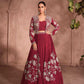 Chinon Silk Embroidered Jacket Style Lehenga - MYLUXURY LANE ENTERPRISE