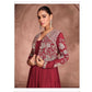 Chinon Silk Embroidered Jacket Style Lehenga - MYLUXURY LANE ENTERPRISE