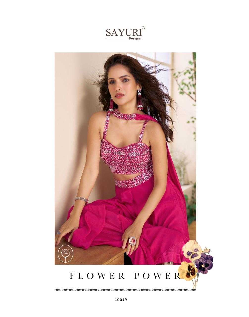 Chinon Silk  Embroidered Lehenga