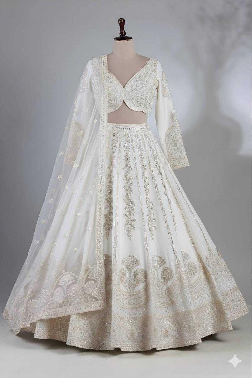 Chinon Silk Designer Sequins Lehenga Outfits - MYLUXURY LANE ENTERPRISE