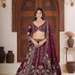 Chinon Silk Designer Sequins Lehenga Outfits - MYLUXURY LANE ENTERPRISE