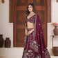 Chinon Silk Designer Sequins Lehenga Outfits - MYLUXURY LANE ENTERPRISE