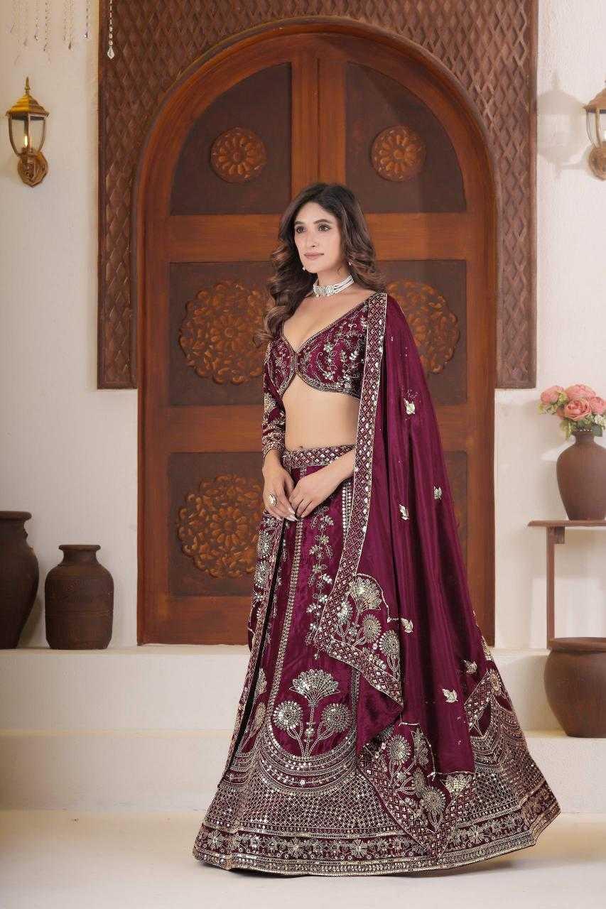 Chinon Silk Designer Sequins Lehenga Outfits - MYLUXURY LANE ENTERPRISE