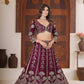 Chinon Silk Designer Sequins Lehenga Outfits - MYLUXURY LANE ENTERPRISE