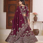 Chinon Silk Designer Sequins Lehenga Outfits - MYLUXURY LANE ENTERPRISE