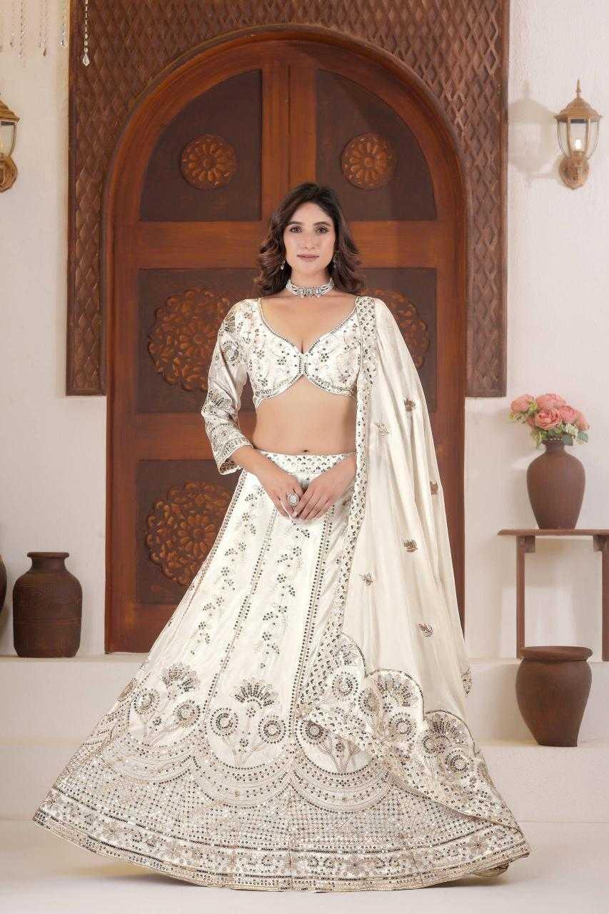 Chinon Silk Designer Sequins Lehenga Outfits - MYLUXURY LANE ENTERPRISE